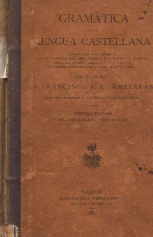 Capa_COMMELERÁN_(1881)_Gramática de la lengua castellana_page-0001