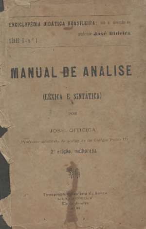 GR145_OITICICA_(1919)_Manual de análise_léxica e sintática