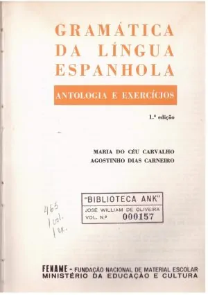 Capa_GR071_CARVALHO & CARNEIRO_(1969)_Gramatica da lingua espanhola_page-0001