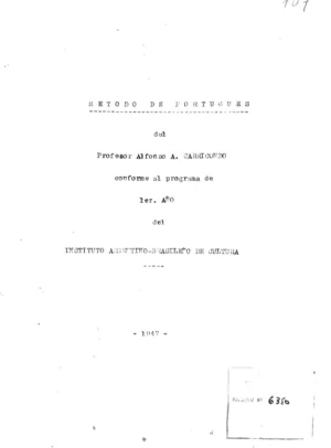 GR174_CARRICONDO_1946_Método de Portugués